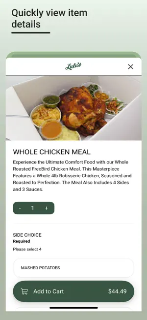 Lulu's Kitchenette - Order screenshot 3