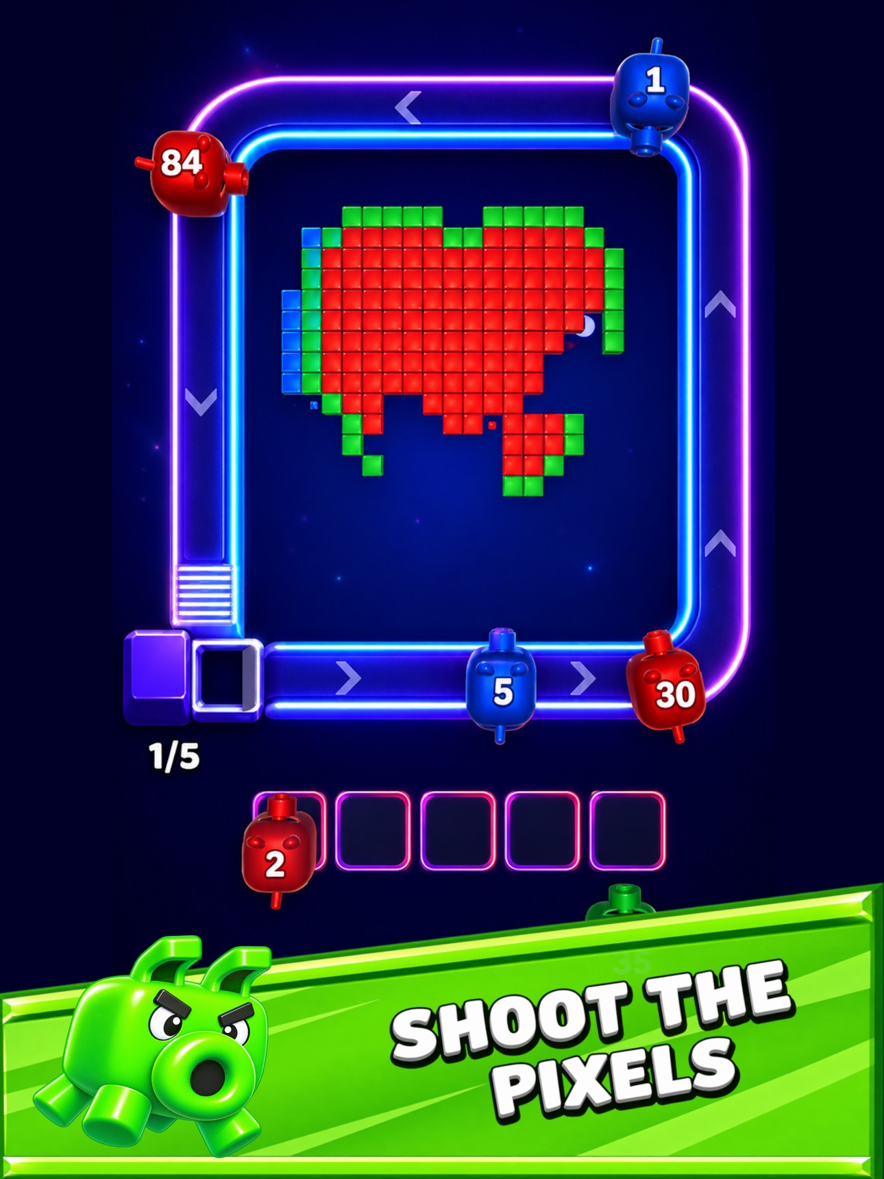 Screenshot 9 of Pixel Flow Blast : Color Pig