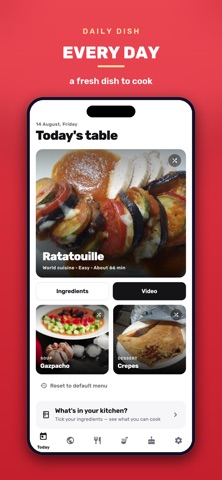 Daily Dish — Recipes iPhone screenshot