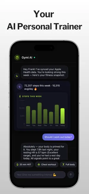 Gymi: AI Gym Personal Trainer screenshot 1