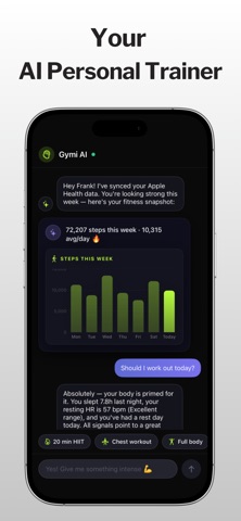 Gymi: AI Gym Personal Trainer screenshot