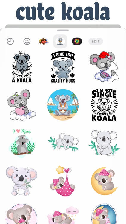 Cute Koala Stickers