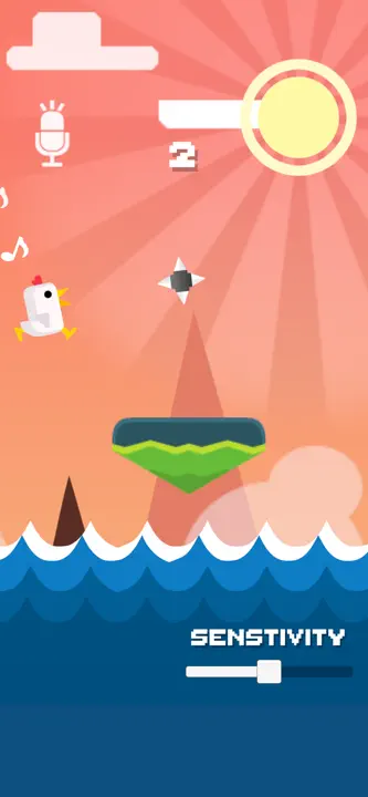 Scream Chicken! Run screenshot 1