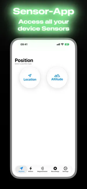 Sensor-App screenshot 1