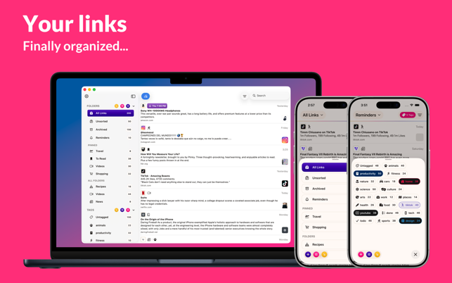 Plinky: Save & Bookmark Links Screenshot