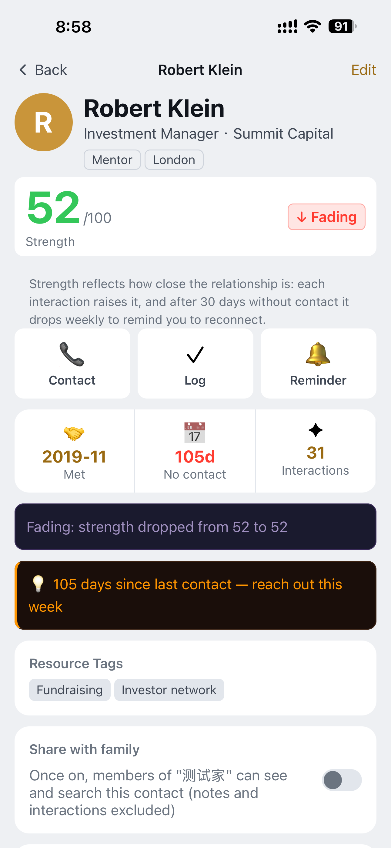 RelNet - Relationship OS screenshot 5