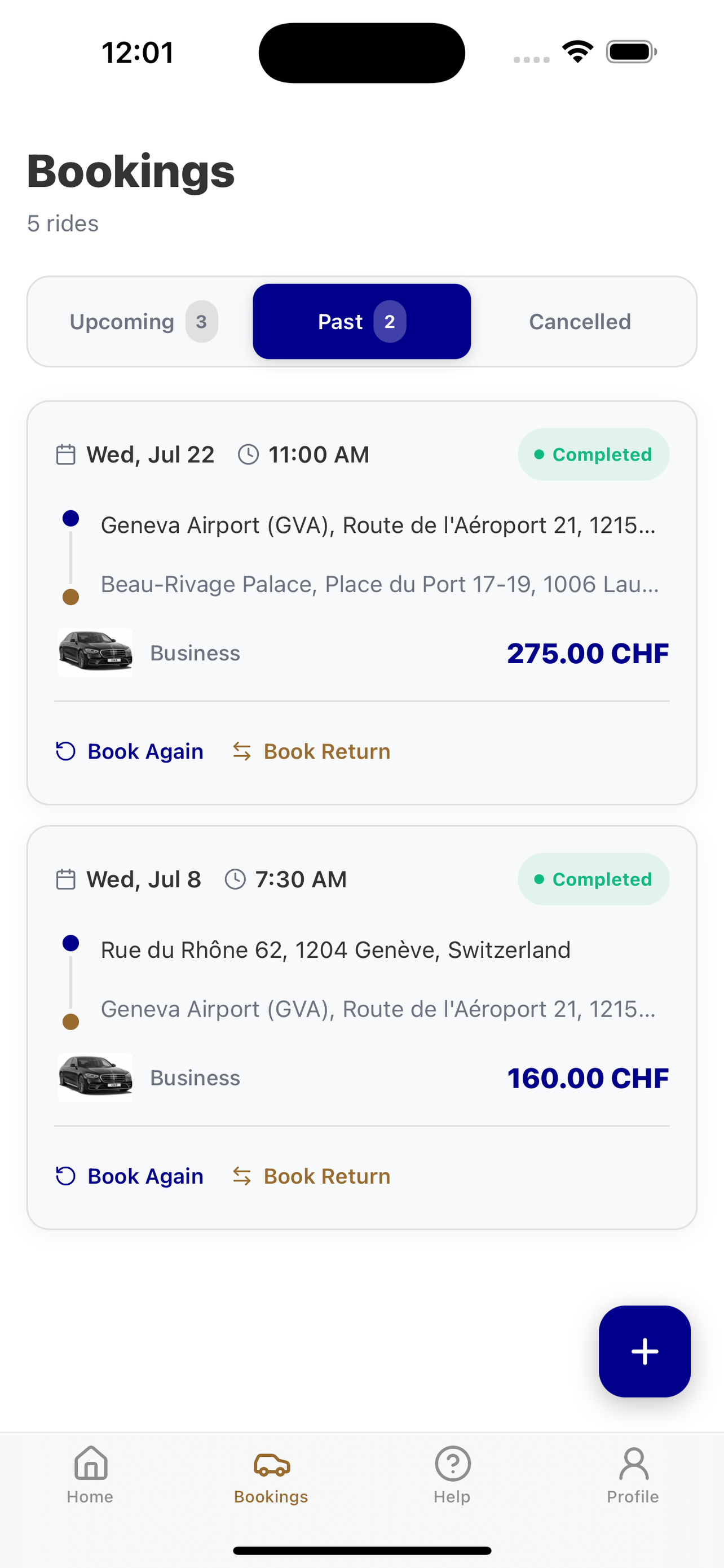 Chauffeurs & Services screenshot 3