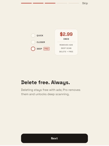 SwipeTidy: Photo Cleaner iPad screenshot