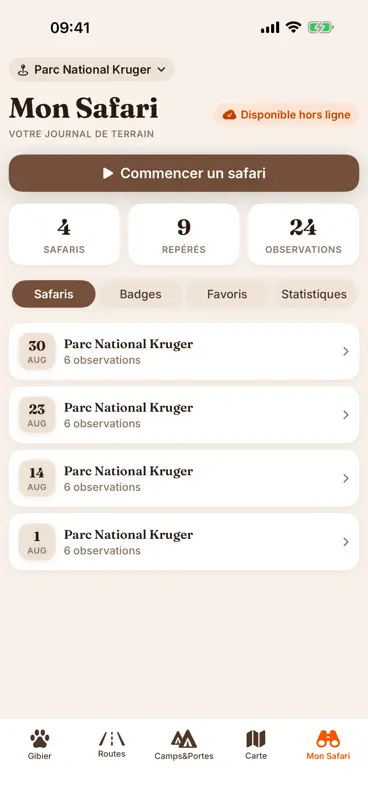 Kruger Safari: Carte & Guide screenshot 8 of 10