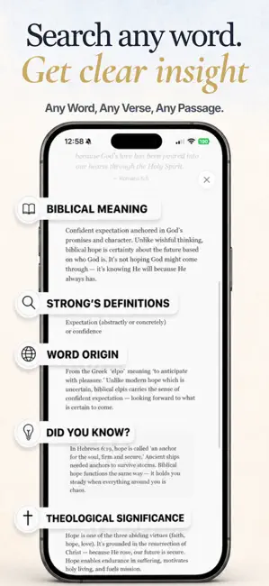 Bible Word Study iPhone screenshot 4