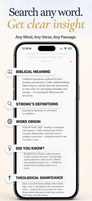 Bible Word Study Screenshot 4 of 5