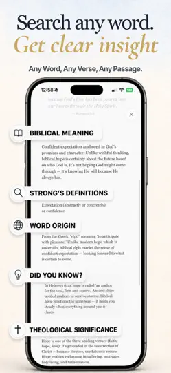 Screenshot von Bible Word Study auf dem iPhone 4