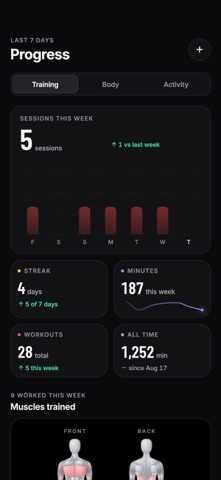 Sahas: Home & Gym Workouts screenshot 6
