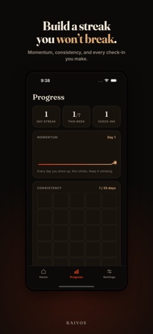 Kaivos: Habit Reset & Streaks screenshot