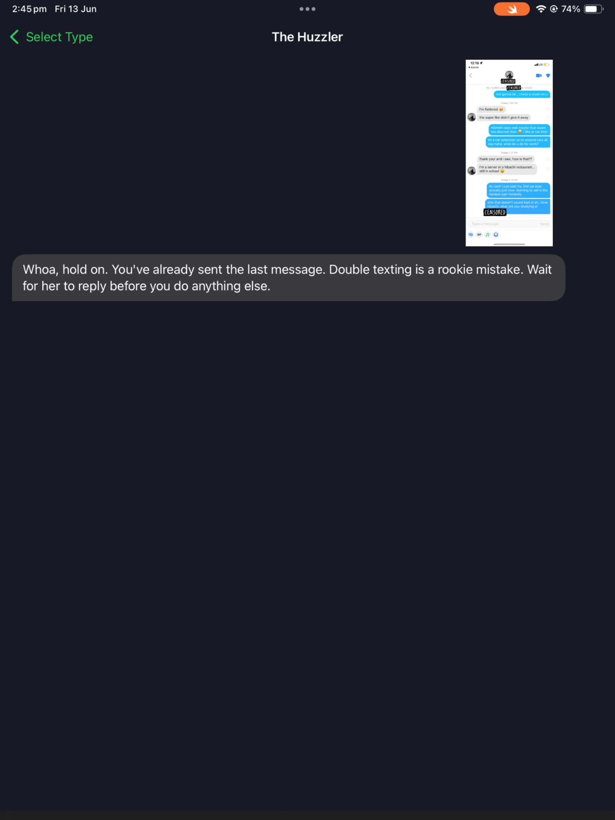 Huzz Pro: AI Rizz Assistant