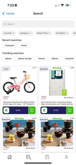 A-Stock Bids Screenshot 3 of 3