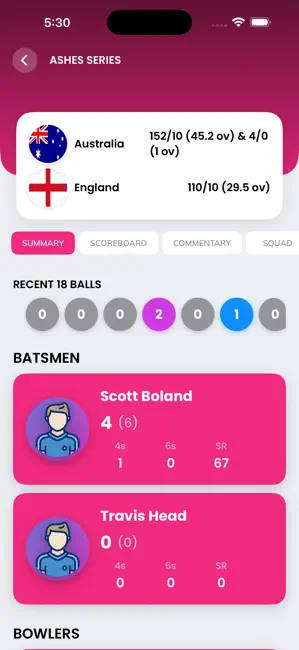 World Cup Live – Cricball iPhone screenshot 5