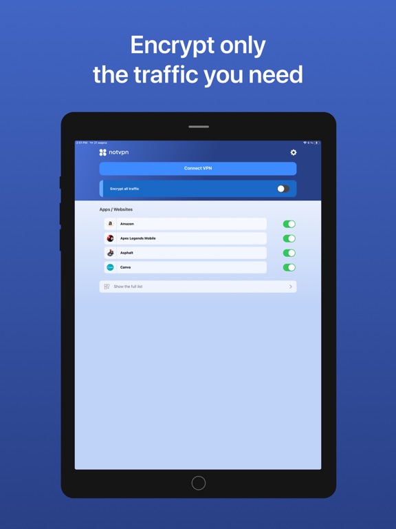 App screenshot