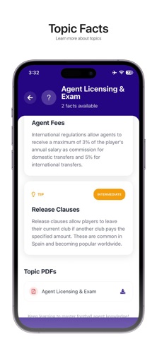 Football Agent Quiz iPhone screenshot