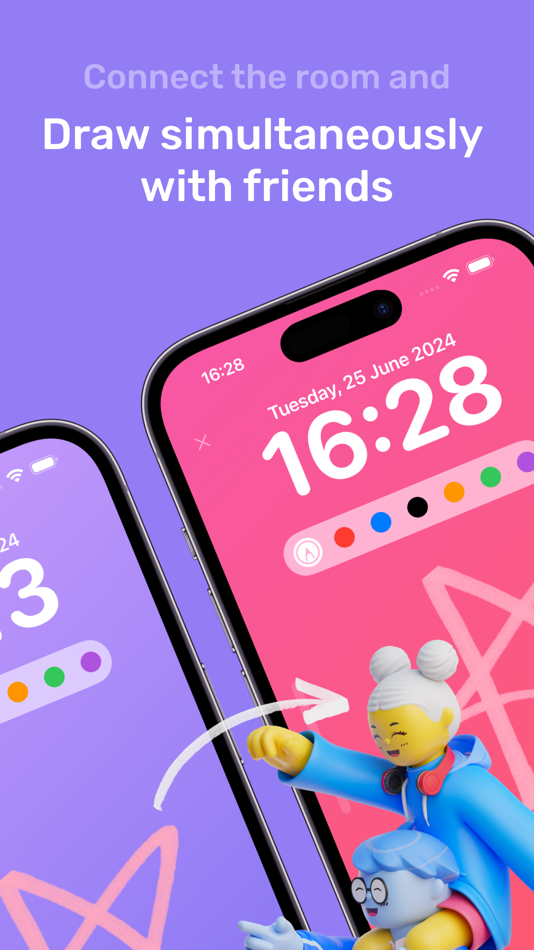 #1. DuoArt - Lockscreen Drawing (iOS) 由: Nazarii Vovk