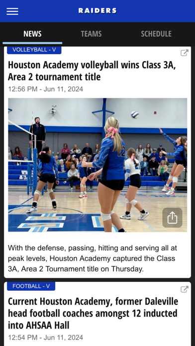 Screenshot 2 of Houston Academy Athletics App