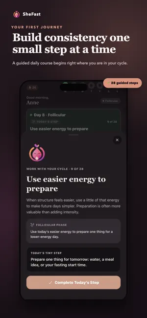 SheFast: Cycle Fasting Tracker screenshot 4