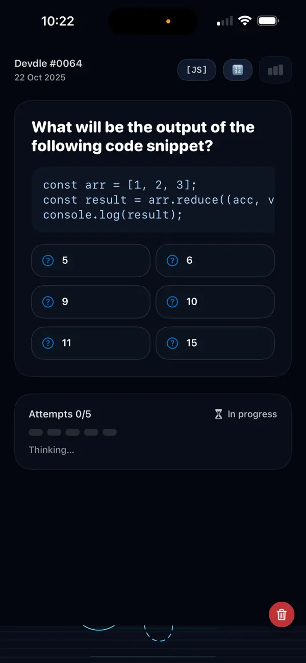 #1. Devdle (iOS) Podle: Ben Howdle