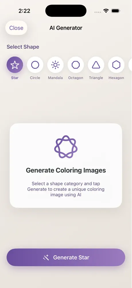 Color Vibes: AI Coloring Book 涂色书应用截图