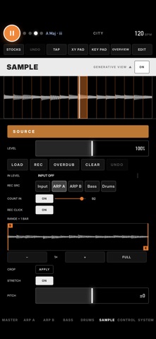 ARPJAM Studio のスクリーンショット