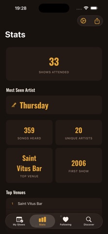 Rail: Setlist & Concert Log Screenshot 2 of 7