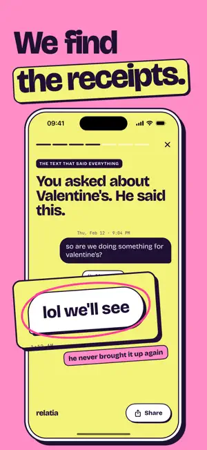 Relatia: Love Test & Chat AI screenshot 2