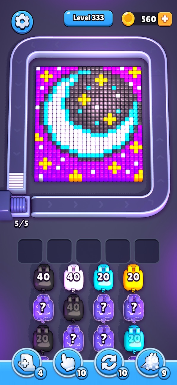 Pixel Flow! iOS Mod IPA screenshot 7 - iOS game interface