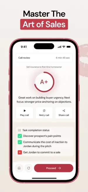 CloseHer - AI Sales Trainer screenshot 1
