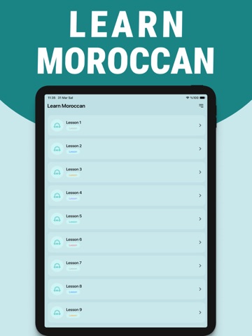 Fast - Speak Moroccan Language iPad screenshot