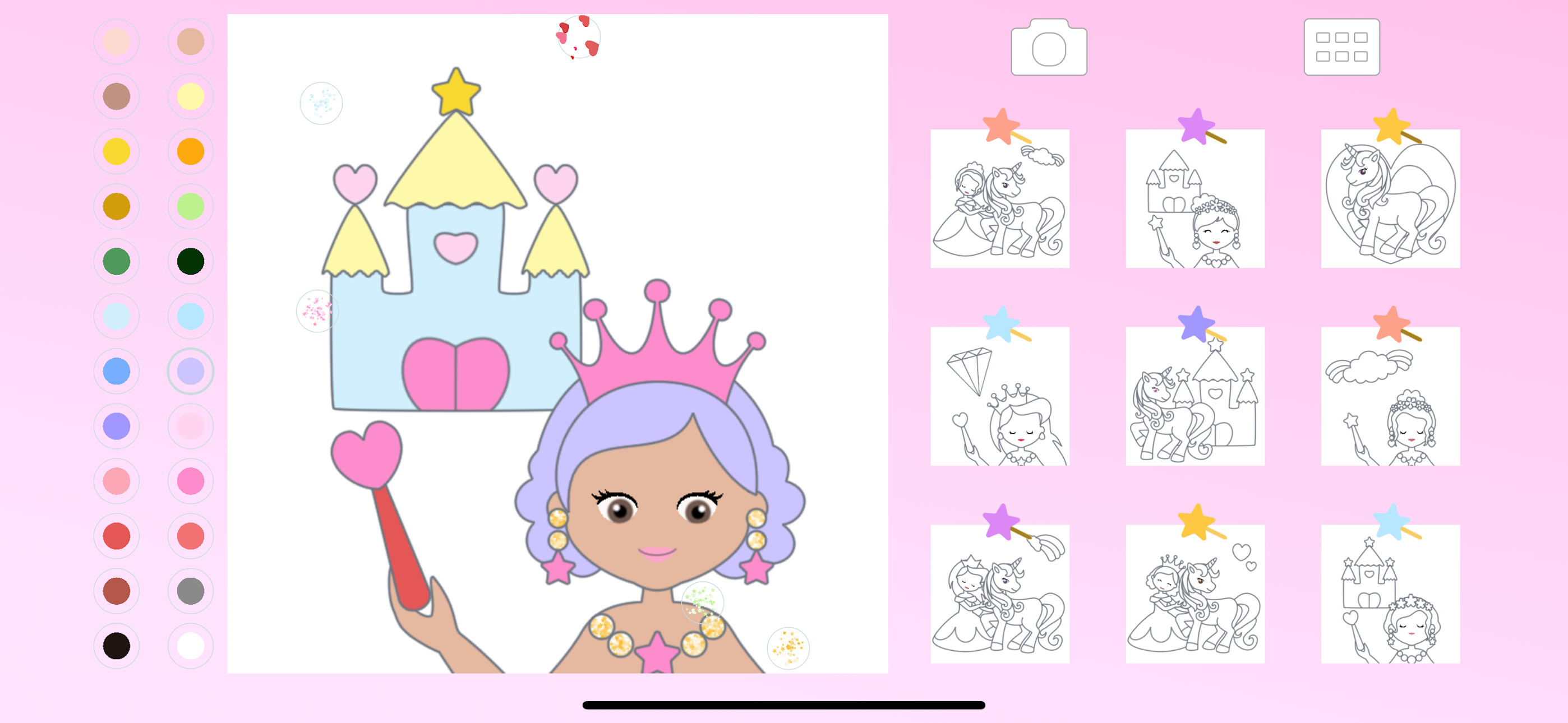 Princess Dream Coloring Book screenshot 9