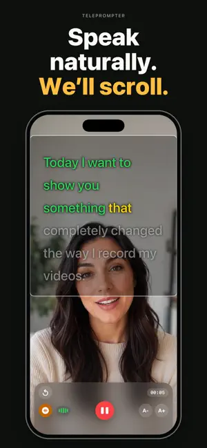 Teleprompter • Video Recorder screenshot 1
