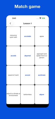 GRE word list master Screenshot 9 of 10