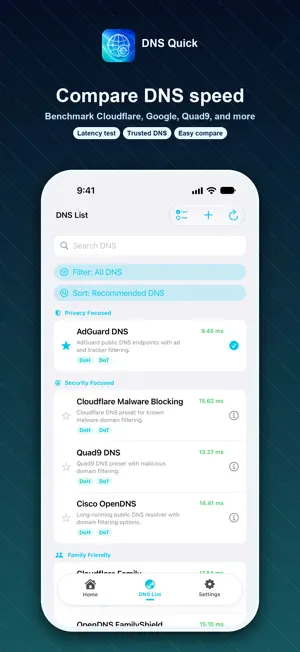 DNS Quick: DNS Settings screenshot 2
