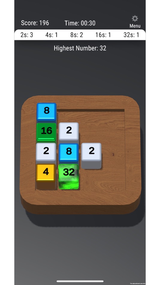 #3. Fusion 3D - Merge 2248 Numbers (iOS) 由: Puffin Design Inc.