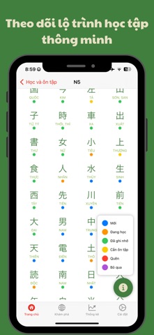 Kanji Widget - Học Kanji iPhone screenshot