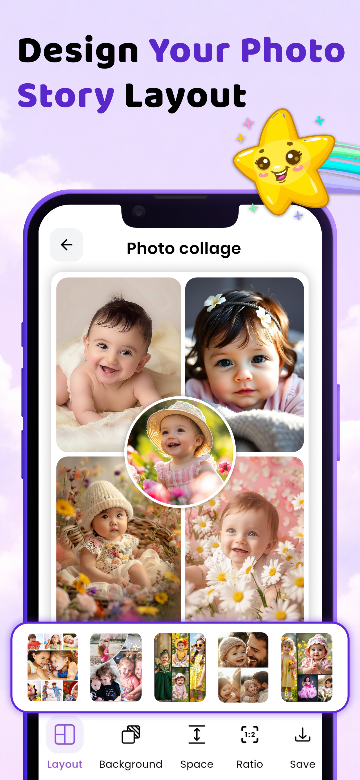Baby Photo Editor Month Frame