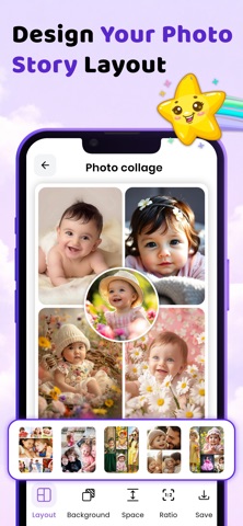 Baby Photo Editor Month Frame screenshot