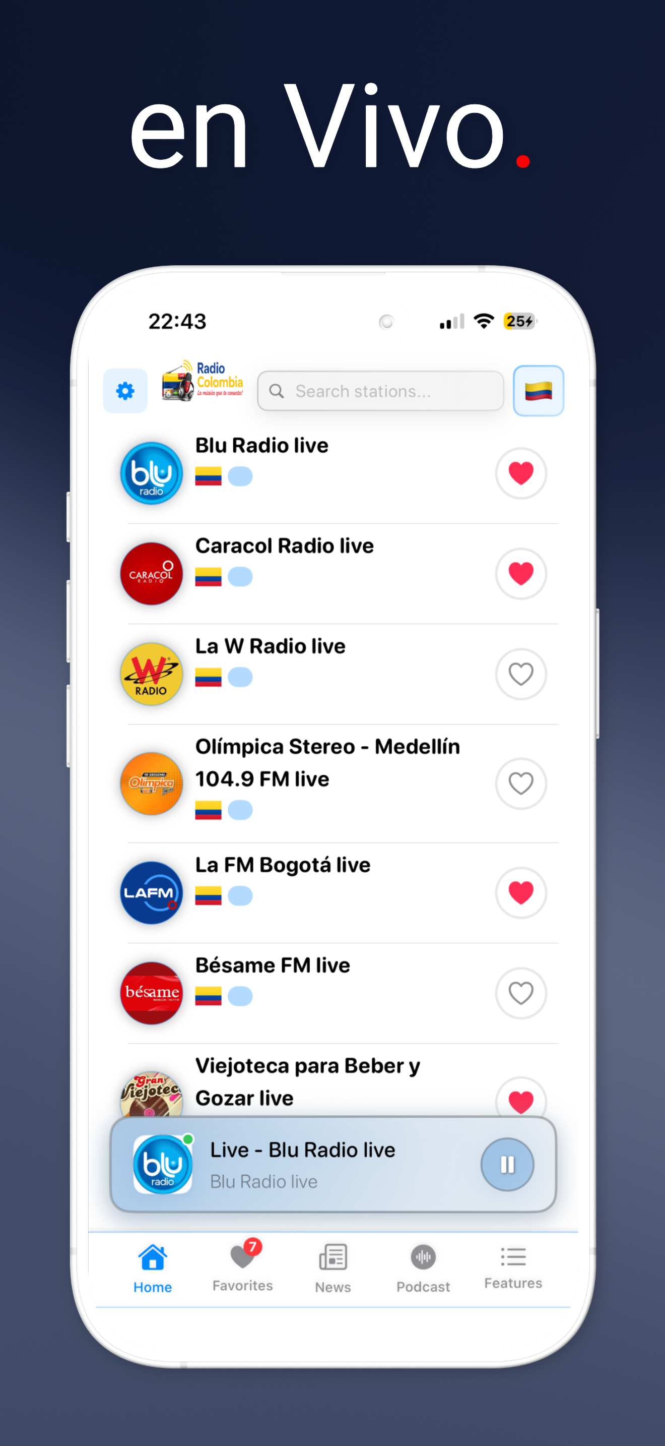 Radio Colombia FM en Vivo