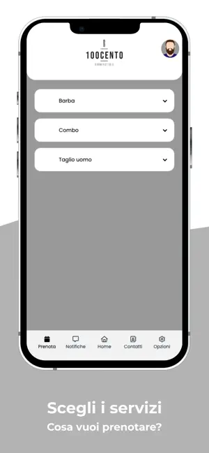 100CENTO barberstudio screenshot 2