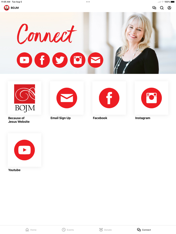 Because of Jesus Ministries iPad screenshot 4 - Education app
