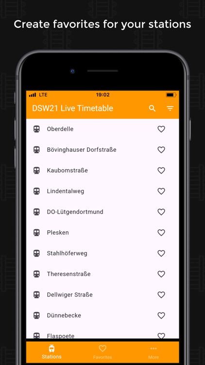 DSW21 Live Timetable