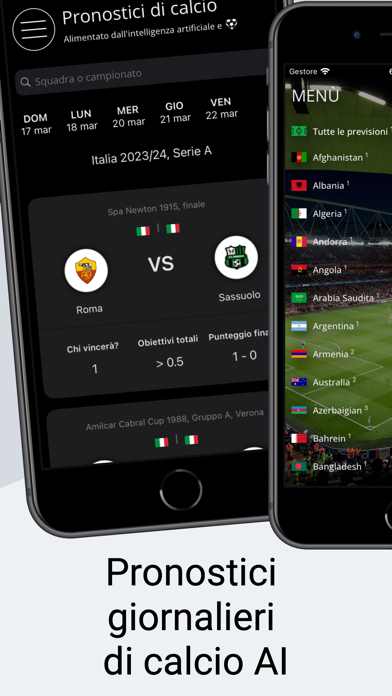 1X2.TV:Pronostici di calcio AI