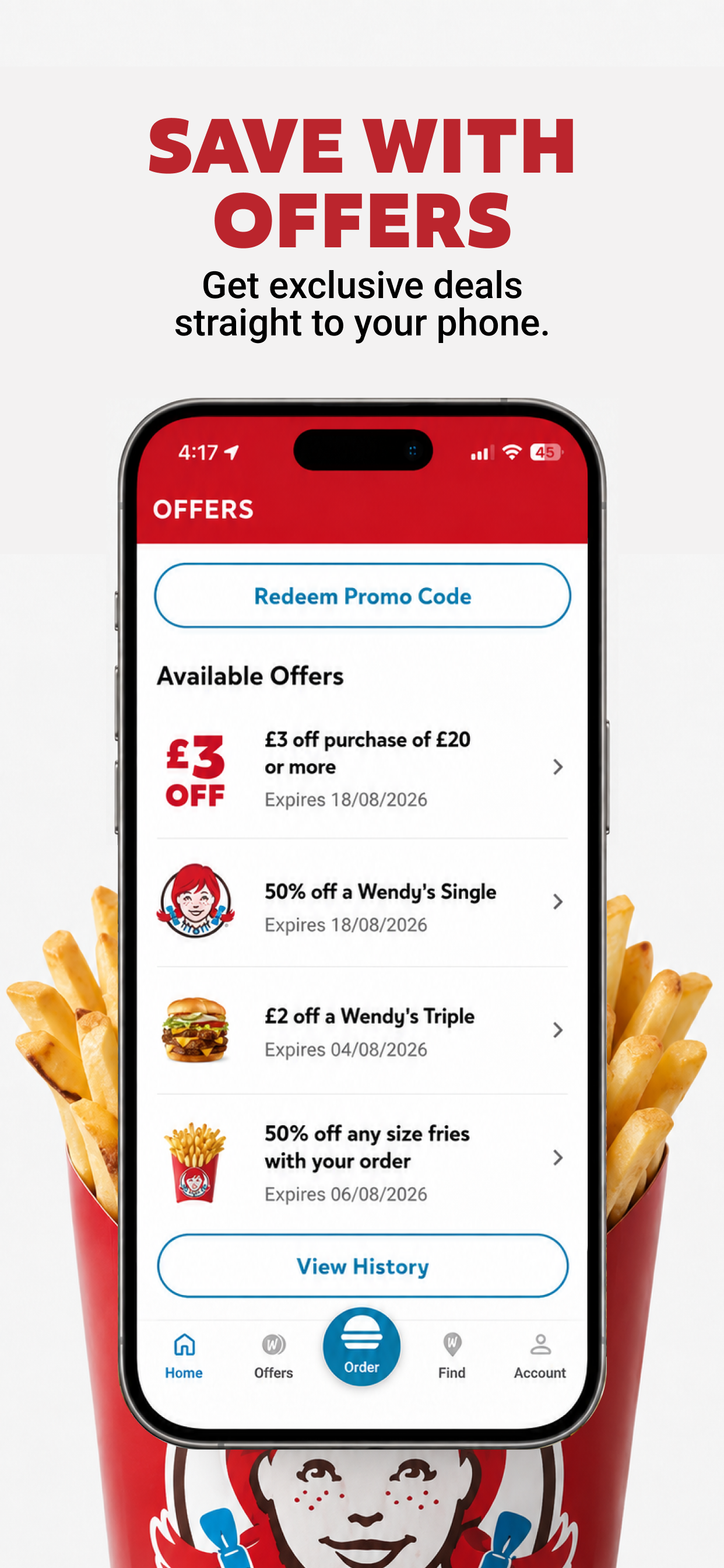 Wendy's UK screenshot 3