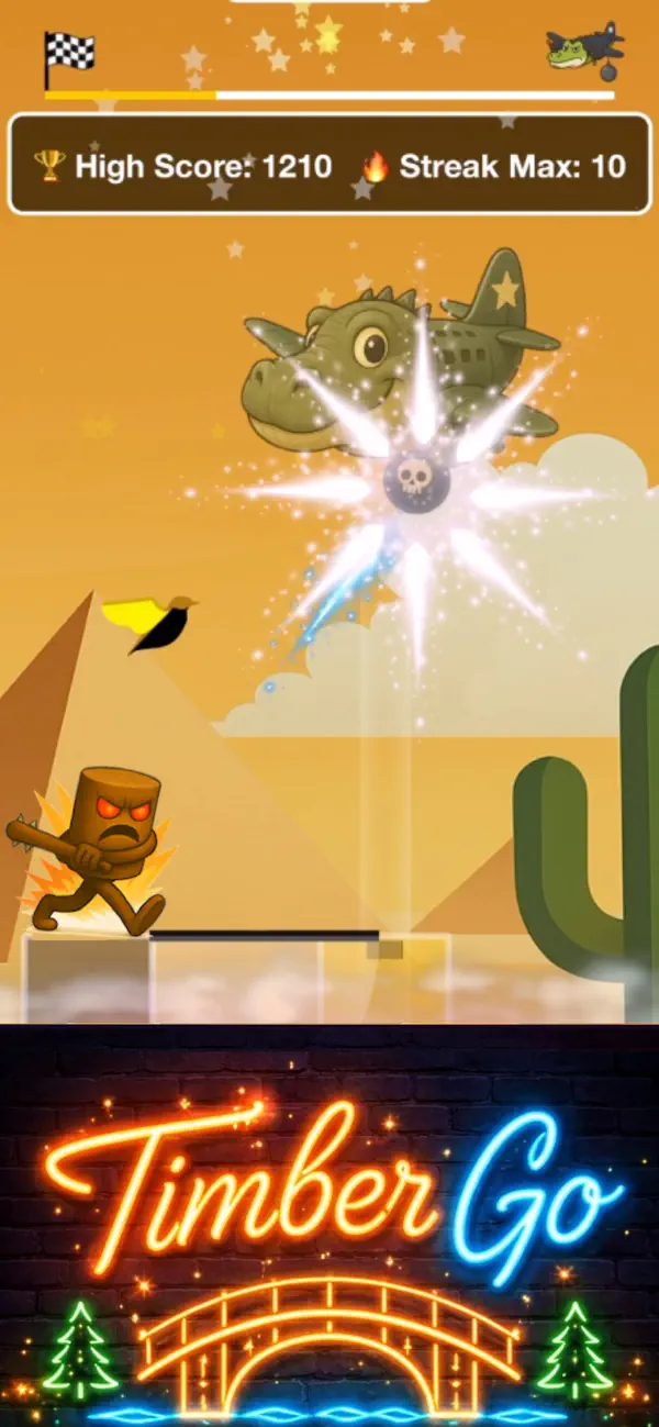 Screenshot #2 pour Timber Go: Bridge Builder