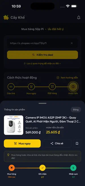 Cây Khế - Mua sắm hoàn tiền screenshot 2